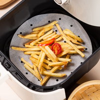 Papier de cuisson en silicone double face de qualité alimentaire, écologique, pour friteuse à air et cuiseur vapeur, idéal pour le pain et les biscuits, commande en gros du fabricant Nanbei