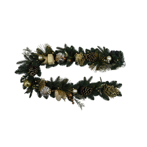 Guirlande de Noël artificielle de haute qualité, personnalisée, pour la décoration de porte de vacances - Product Image 2