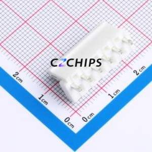 WAFER-VH3.96-6PZZ-W Wire-to-<b>Board</b> <b>Pin</b> Header Through hole Component (THT),P=3.96mm Connector 1x6P 3.96mm Through Hole VH - Product Image 2