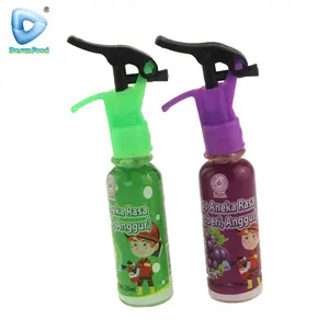 Großhandel Feuerlöscher Form Obst Sour Sweet Spray Liquid Candy