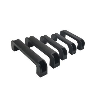 Square Reinforced Plastic Handles Black Nylon Industrial Door Handle Easy Installation Ambidextrous 10-315 Series AF001 - Product Image 4