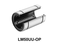 Rodamiento Lineal MYT LM50UU-OP de Funcionamiento Estable, Anticorrosión, Grado Industrial, para Maquinaria de Embalaje y Textil