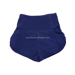 Pantaloncini da Yoga per neonati e bambini popolari ODM / OEM <span class=keywords><strong>pantaloni</strong></span> <span class=keywords><strong>corti</strong></span> personalizzati in tinta unita - Product Image 3