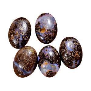 Aura Gems - Ópalo Natural en Bruto, Cabujón Ovalado de 14x10 mm para Joyería, Suministro de Piedras, Sanación Energética de Chakras - Product Image 1