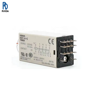 Miniature Time Relay With Power-On Delay 220V DC Protective & General Purpose Epoxy Sealed H3Y-4-C AC220V 10S - Product Image 1