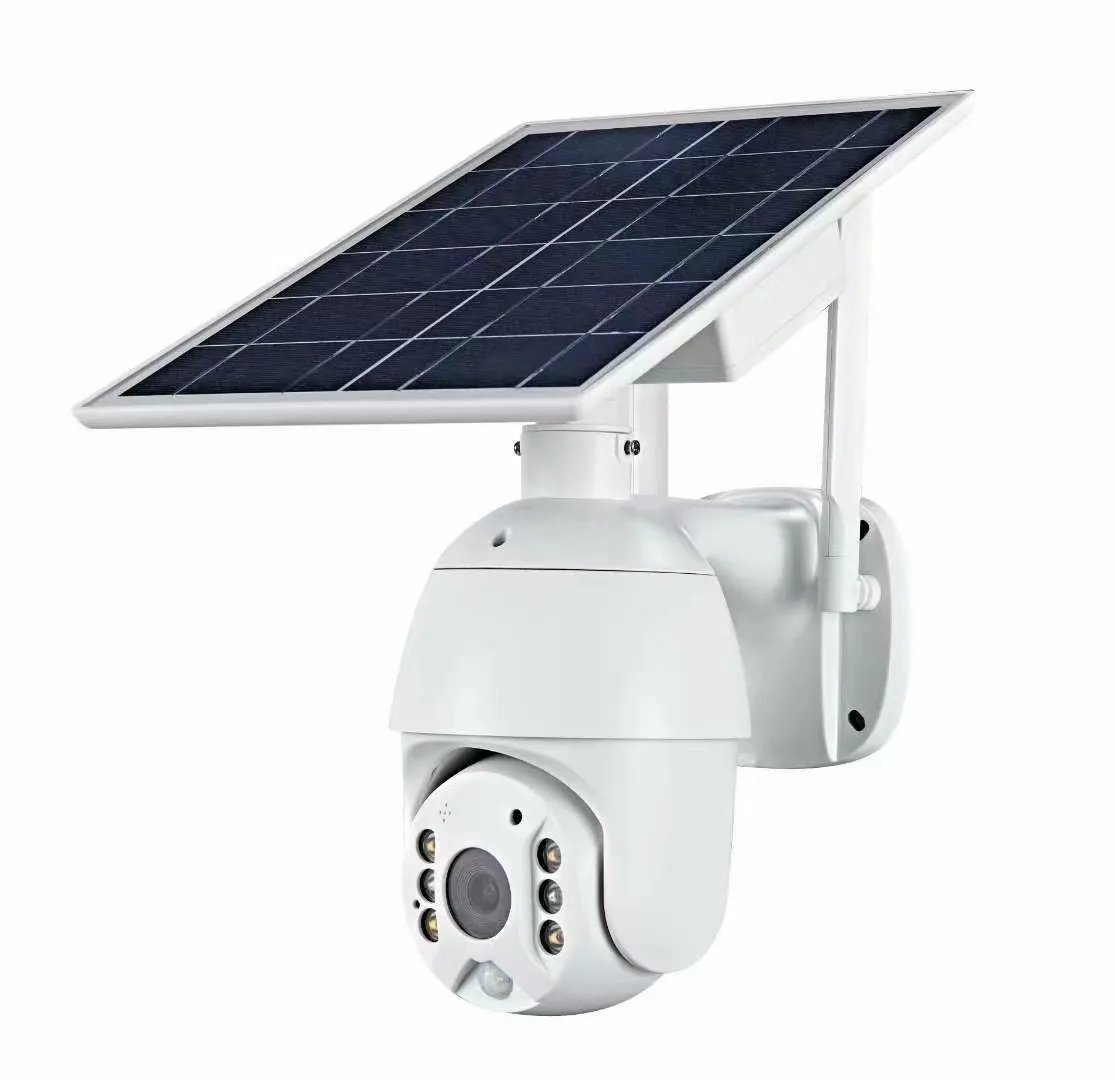 Outdoor 4g 2mp Surveillance Camera with Solar Panel Wireless Surveillance Cameras on 6pcs Battery wifi indoor cam