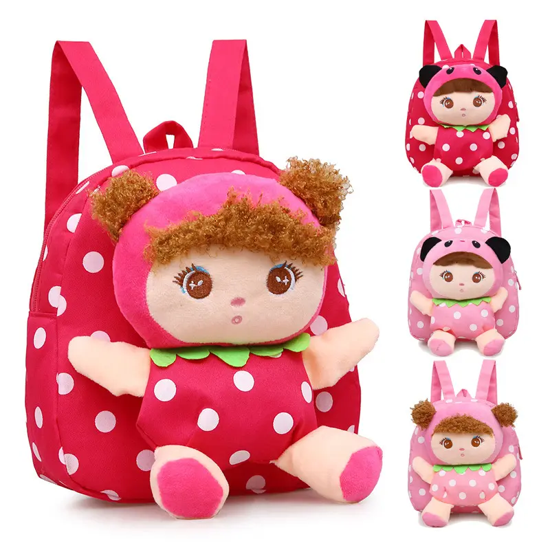 제조업체 1-4 세 소년 소녀 만화 배낭 귀여운 유아 배낭 봉제 인형 장난감 간식 여행 가방 어린이 책가방