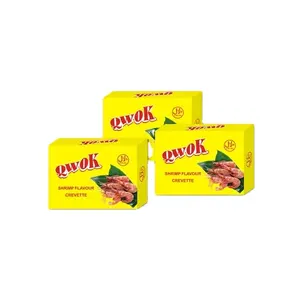 Qwok Gia Vị 4G * 10*200 Halal Tôm Fllavour Bouillon Cube