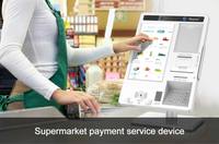 NB116A 11.6 Layar Sentuh Kapasitif Restoran Pemesanan Mandiri Bank Supermarket Pembayaran Aman Semua Cara Pembayaran Kios Serba Ada