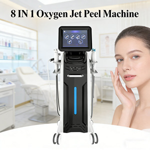 Macchina per il viso Hydra Oxygen 8 in 1 di alta qualità per uso domestico, rimozione dei punti neri, miglioramento del tono della pelle e sbiancamento della pelle - Product Image 1