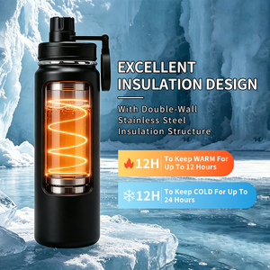<strong>18</strong>/8 Bpa Free <strong>Hot</strong> and Cold Custom logo 24oz Drink Bottle Double Wall Vacuum Insulated Stainless Steel Water Bottle for Outdoor - Product Image 6