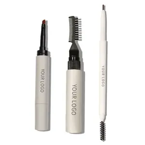 <span class=keywords><strong>Crayon</strong></span> à <span class=keywords><strong>sourcils</strong></span> gel waterproof végétalien de haute qualité, sans cruauté, avec brosse, kit crème pommade, marque privée, ensemble <span class=keywords><strong>sourcils</strong></span> personnalisé - Product Image 1