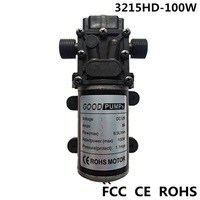 12V24V48V100W6.5L pompe à membrane à reflux à moteur en métal pulvérisation désinfection agricole pulvérisation pompe FCC