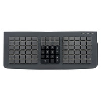 Teclado portátil programable POS de 81 teclas para uso en caja y contabilidad