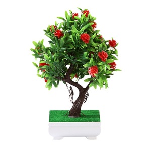 ต้นกุหลาบจิ๋วประดิษฐ์ Qi Xing สีม่วง ตกแต่งภายในบ้านในกระถางพลาสติก - Product Image 5