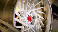 Jantes de voiture HOP personnalisées forgées en deux parties en alliage d'aluminium, design concave à 5 trous, finition noire, ajustement universel