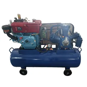 2023 Novo Tipo 10HP 180L Compressor De Ar Diesel Industrial