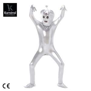 <span class=keywords><strong>Costume</strong></span> <span class=keywords><strong>Astronaute</strong></span> d'Extraterrestre pour Enfant, <span class=keywords><strong>Costume</strong></span> Métallique pour Fête de Carnaval, Performance TV, Unisexe, ODM - Product Image 4