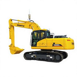 รถขุดตีนตะขาบ Shantui SE210 ขนาด 21 ตัน เครื่องยนต์คัมมินส์ ระบบไฮดรอลิกคาวาซากิ เครื่องจักรขุดดินระดับมืออาชีพ - Product Image 1