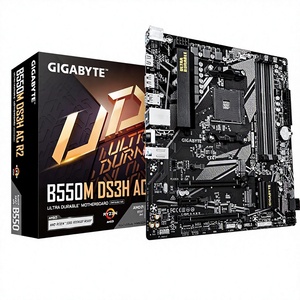 เมนบอร์ด GIGABYTE B550M <span class=keywords><strong>DS3H</strong></span> AC R2 AM4 MATX รองรับซีพียู Ryzen ซีรีส์ 5000/4000/3000, DDR4, 2XM.2, PCIe 4.0, WIFI5 - Product Image 1