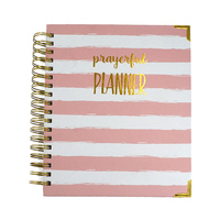 Échantillon gratuit de logo personnalisé Planificateur de soins personnels personnalisé Manifestation Journal Dairy Notebook avec impression de logo à vendre