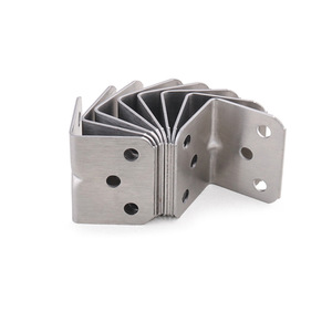 Stainless <b>Steel</b> Flat Corner <b>Bracket</b> Connector for Construction Hardware - Product Image 1