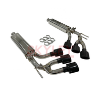 Système d'échappement Catback à valves en acier inoxydable SS304 pour Mercedes-Benz G63 AMG W465 2024+ M177 4.0L V8 Six sorties compatible avec valve OEM