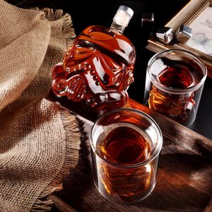 Juego de Decantador de Whisky con 2 Vasos, Diseño Cuadrado con Tapa en Forma de T, Grabado en Oro, Regalo para Hombre, para <span class=keywords><strong>Bourbon</strong></span>/Vodka, para Papá, Esposo, Novio - Product Image 2