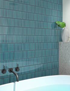 Mosaïque Blanc & Bleu Vert Porcelaine Carreaux Muraux pour <span class=keywords><strong>Salle</strong></span> <span class=keywords><strong>de</strong></span> Bains Hôtel Salon-Modern Exterior & Interior Design - Product Image 5
