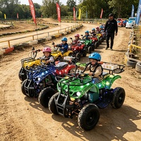 Kart de luxe de petite taille avec musique intégrée, lumières LED, amortisseurs avant et arrière, frein électronique, capacité de charge élevée, véhicule tout-terrain sûr