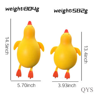 QYS Juguete Antiestrés Pato Gigante Estira Ganso Blanco Squishy Divertido Niños Adultos - Product Image 6