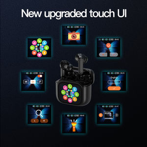 Écouteurs sans fil ANC BY-16 Écouteurs de jeu TWS étanches à écran LCD avec écran couleur Casque d'écoute téléphonique Casques - Product Image 3