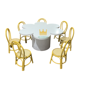 Silla Infantil de Ratán Natural Hecha a Mano, en Oferta, para Decoración de Fiestas de Cumpleaños, Estilo Boho, Muebles para Eventos Infantiles - Product Image 2