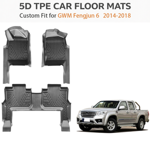 Tapetes de Piso para Auto TPE a Medida para GWM Fengjun 6 LHD 2014-2018, Impermeables, para Todo Clima, Resistentes - Product Image 1
