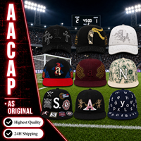 Casquettes Snapback de Qualité Supérieure, à Visière Plate, Structurées, Style A-Frame, Casquettes de Sport à 5 Panneaux, Logo Brodé Intégral, Chapeaux Streetwear