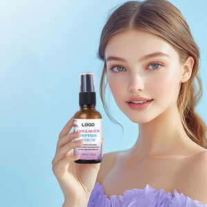 Private Label 30ml parlatıcı beyazlatma Antiwrinkle kollajen peptit yüz yağı serumu - Product Image 1