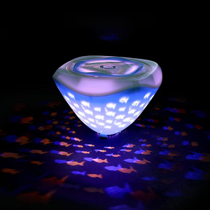 Luz de piscina em mudança de cor com padrão de peixes que brilha para banheira de hidromassagem e decoração de lago, brinquedo iluminado - Product Image 1
