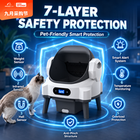 Litière pour chat intelligente de qualité supérieure OEM |   Matériau PP de haute qualité |   Conception spacieuse |   Toilette automatique certifiée CE |   Nettoyage facile