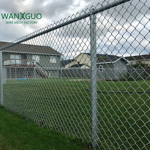 อาคารสวนราคาถูกลวดตาข่ายสีดําไซโคลนตีกรงรั้วลิงค์โซ่ - Product Image 1