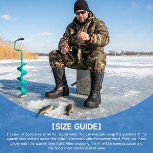 <span class=keywords><strong>Bottes</strong></span> <span class=keywords><strong>de</strong></span> neige pour hommes imperméables, antidérapantes, doublées <span class=keywords><strong>de</strong></span> fourrure, pour la randonnée en plein air, la <span class=keywords><strong>chasse</strong></span> en hiver, les conditions climatiques froides, durables et confortables (OEM ODM) - Product Image 5