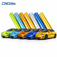 Película Protectora de Carrocería de TPU PPF con Cambio de Color Metálico Brillante Premium, Antiarañazos, Autoregenerable de 7.5mil, Venta al Por Mayor