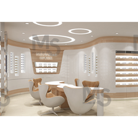 Luxus moderne LED-Licht Brillen und Sonnenbrillen Glass chränke Vitrine Vitrine für Store Interior Design