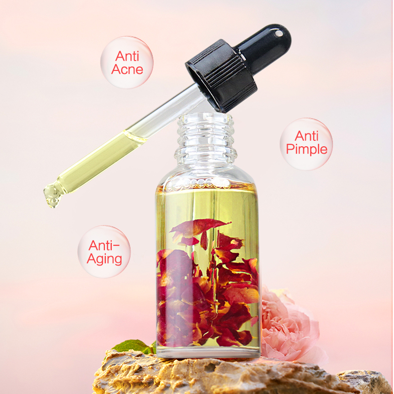 OEM Rose Multi-sử Dụng Dầu Dưỡng Ẩm Sâu Bất Rose Petal Facial Tinh Dầu Cho Khuôn Mặt Cơ Thể Và Tóc