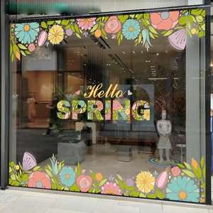 Pegatinas de <span class=keywords><strong>Vinilo</strong></span> Electrostáticas Removibles <span class=keywords><strong>para</strong></span> Vidrio, Personalizadas, Resistentes al Agua, Ecológicas, con Protección UV, <span class=keywords><strong>para</strong></span> <span class=keywords><strong>Ventanas</strong></span> - Product Image 2