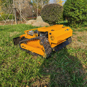 เครื่องตัดหญ้าแบบสายพานคุณภาพสูง ได้รับการรับรองมาตรฐาน CE สำหรับการเกษตร ใช้ได้ทั้งไฟฟ้าและน้ำมันเบนซิน ควบคุมด้วยรีโมทคอนโทรล - Product Image 4