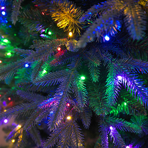 Lighted PE & PVC Mixed Automatic Christmas <b>Tree</b> with Electrical Conduit <b>Lighting</b>, for Living Room, Mall & Hotel Christmas - Product Image 6