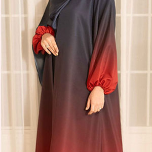 Women Lightweight Factory Directly Sell Modest Linen Custom Burqa Full Length Muslim Dress Seamless Lightweight Anti-Wrinkle - Product Image 2