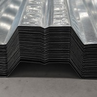 Tôles d'acier ouvertes renforcées YX50-180-720 haute efficacité pour matériaux de construction métalliques, résistantes aux tremblements de terre