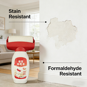 White Acrylic Interior Wall <b>Coating</b> and Repair <b>Paint</b> with Brush Application for Stain Removal and Self-brushing Paste - Product Image 6