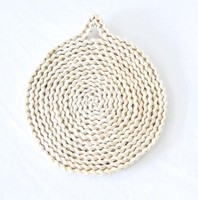 Sets de table en herbe naturelle - Napperons tissés épais résistants à la chaleur pour casseroles chaudes, tables à manger et décoration de cuisine